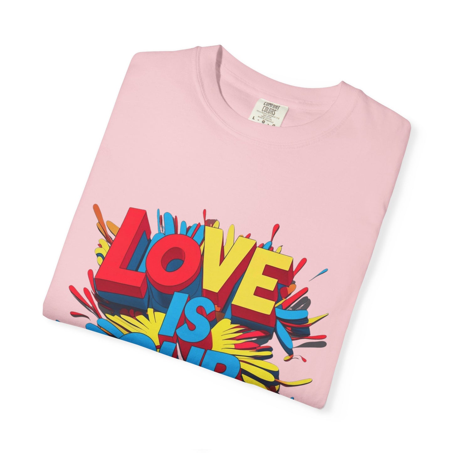 'Love Is Our Freedom' Unisex T-shirt by John Edmonds Kozma