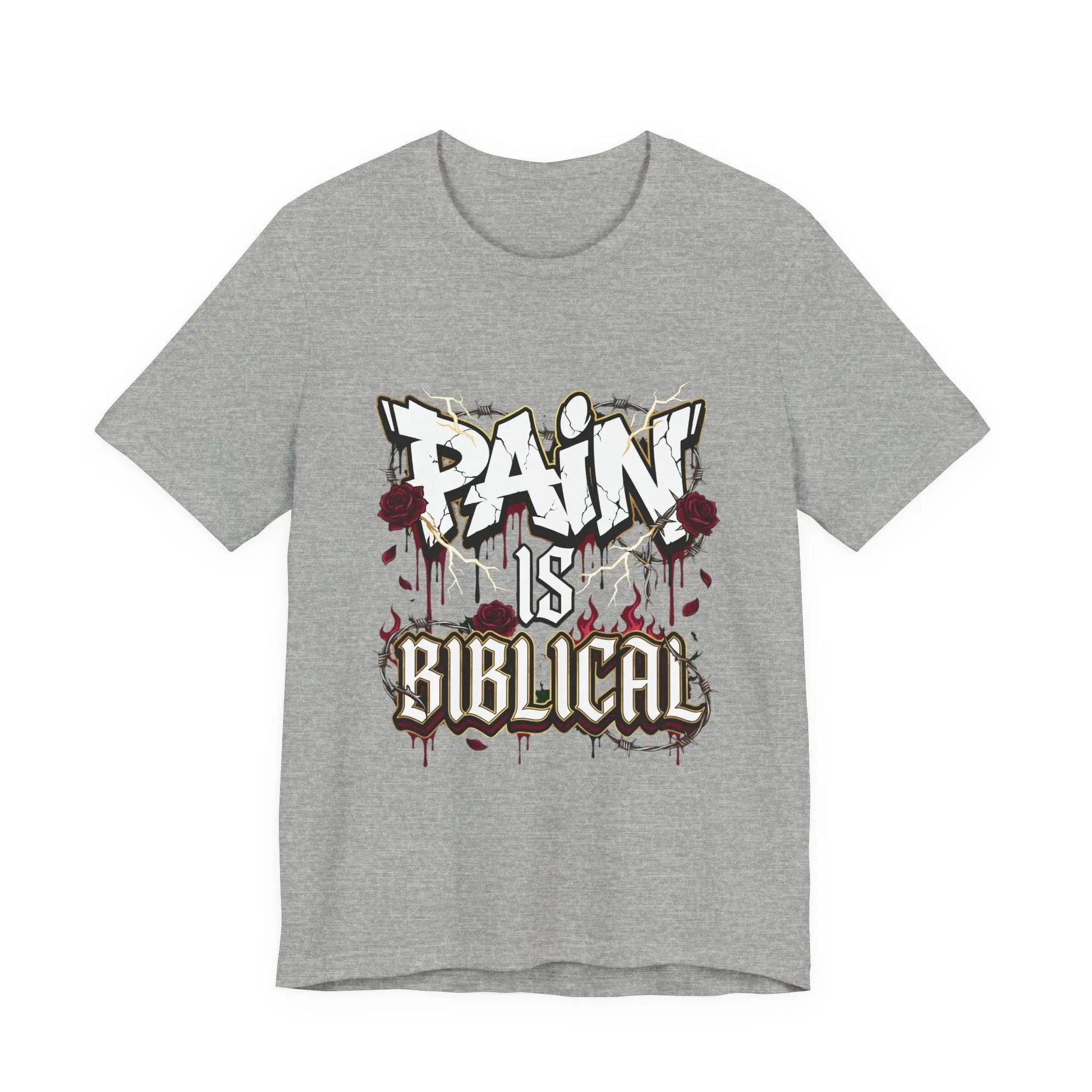 Pain Is Biblical Tee Printify